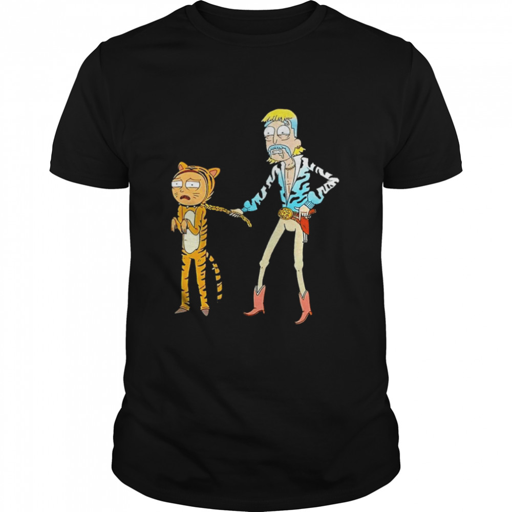 Rick and Morty Tiger King shirt