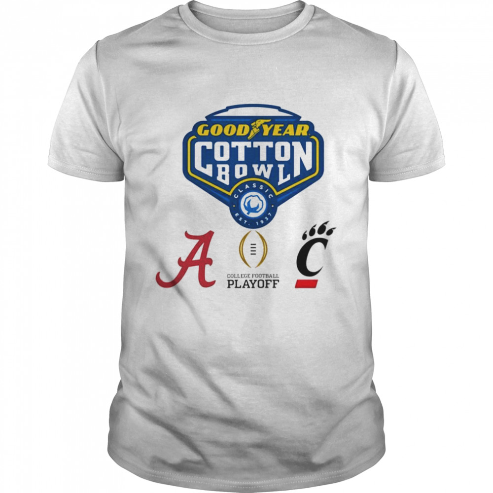 2021 Cotton Bowl Arlington Texas Alabama vs Cincinnati DECEMBER 31st shirt