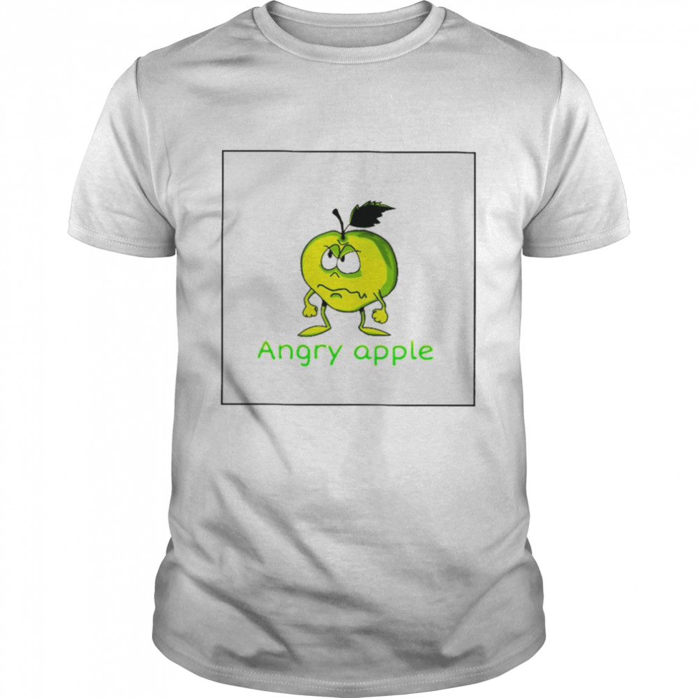 Angry apple shirt