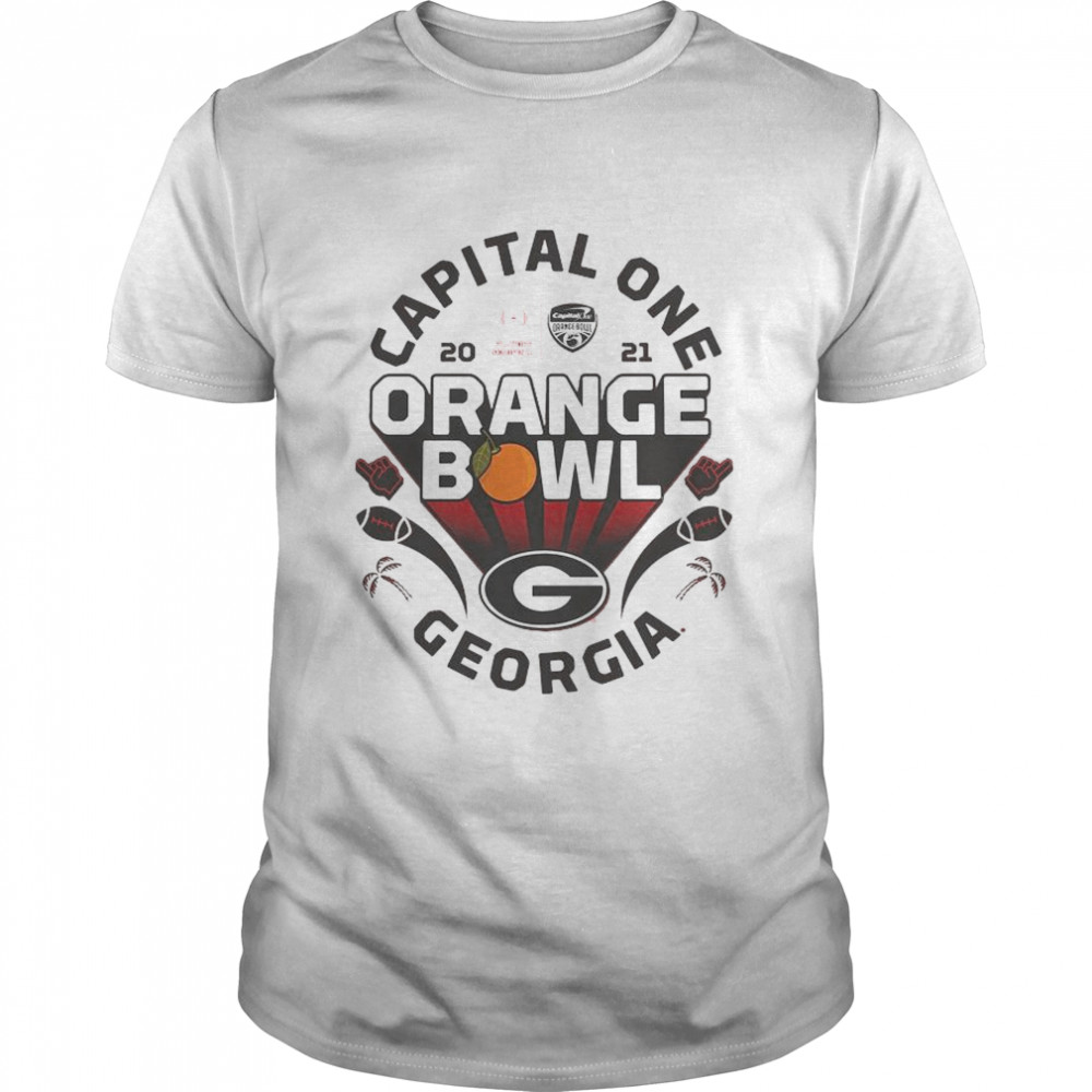 Georgia Bulldogs College Football Playoff 2021 Orange Bowl Bound Whistle T-Shirt