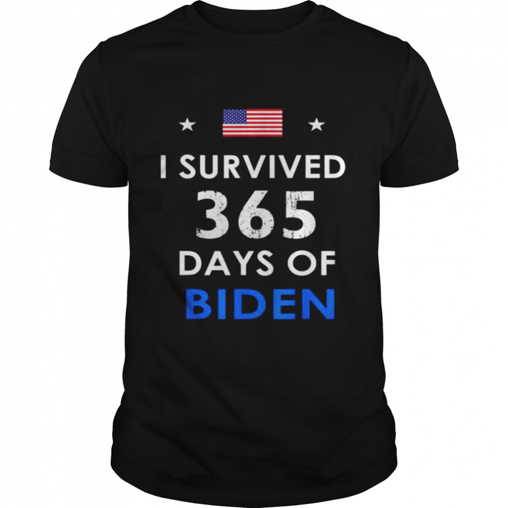 I survived 365 days of biden anti biden anti liberal shirt