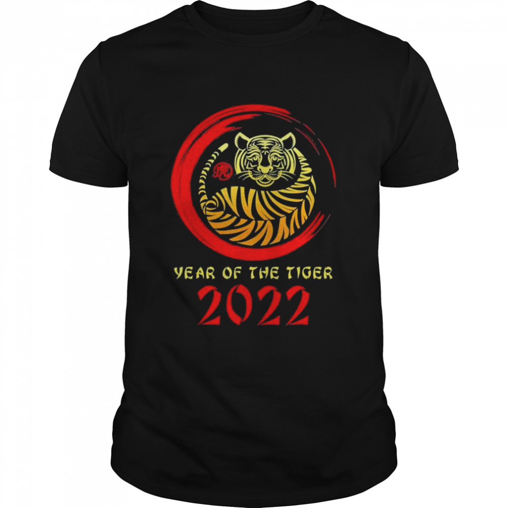 Year of The Tiger 2022 Circular Asian Chinese New Year shirt