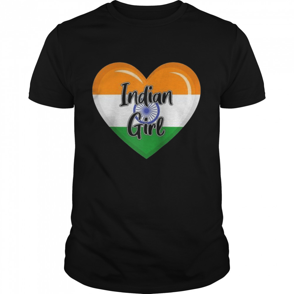 India Flag Shirt Indian Girl Shirt