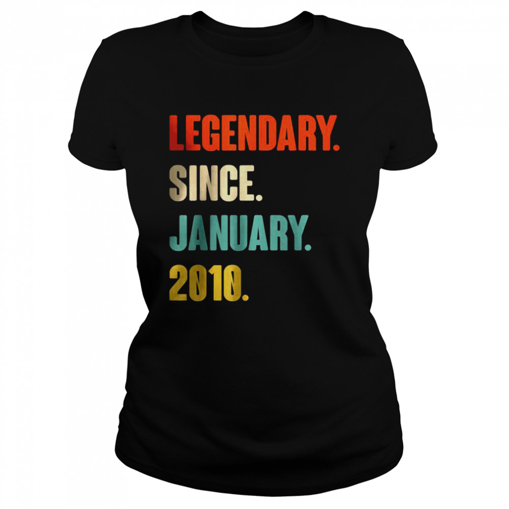 Vintage Legendary Since January 2010 T- Classic Women's T-shirt