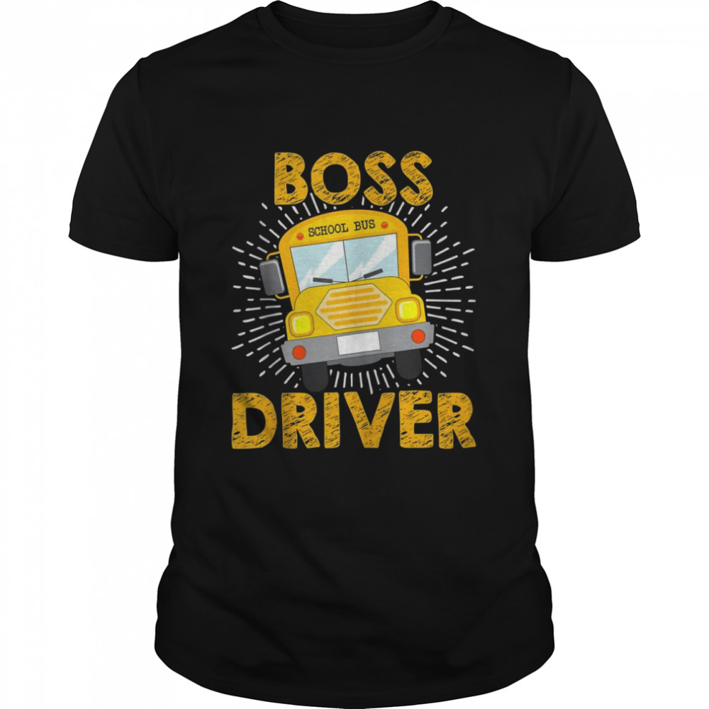 Boss Bus Driver School shirt