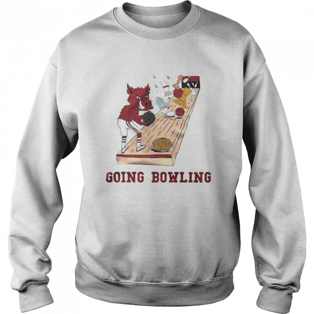 Going bowling Arkansas Razorbacks sport shirt Unisex Sweatshirt