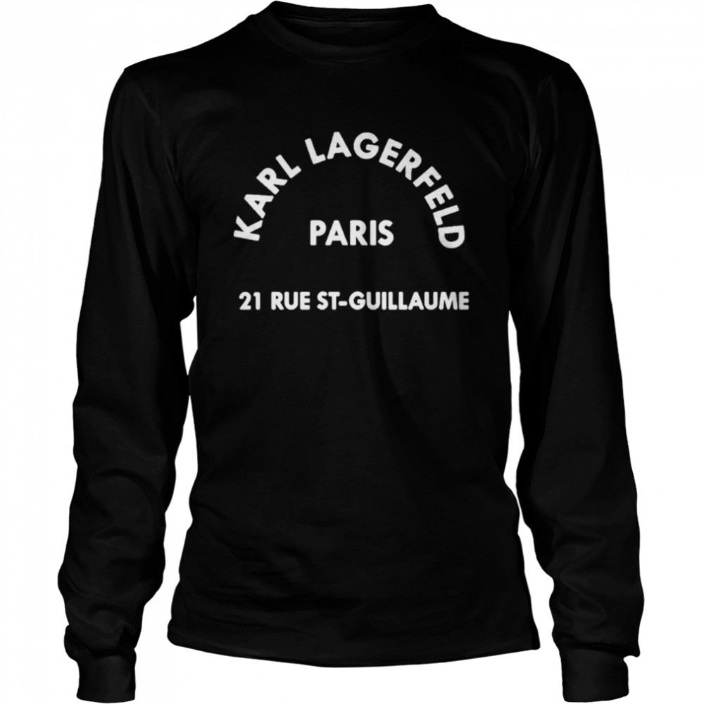 Karl Lagerfeld Paris 21 Rue St Guillaume shirt Long Sleeved T-shirt