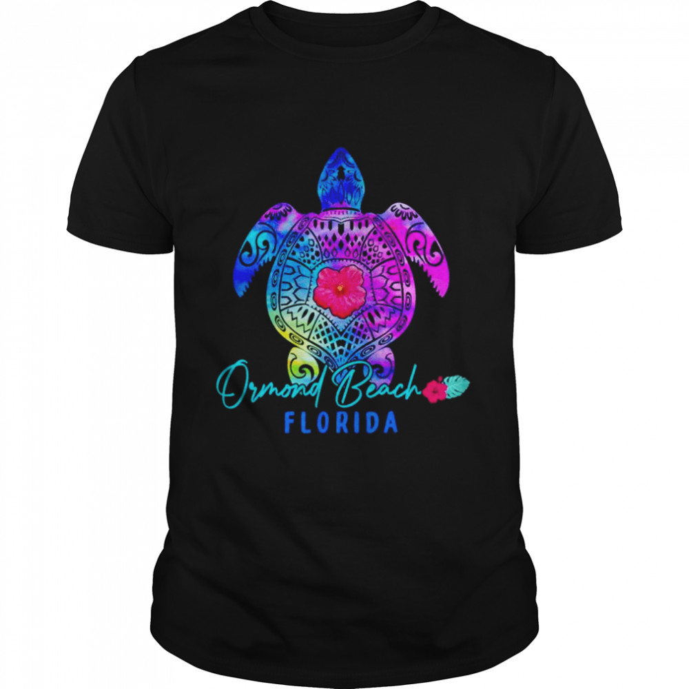 Ormond Beach Florida Tie Dye Sea Turtle Vacation 2022 shirt