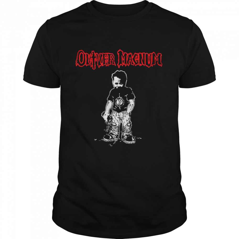 Oliver Magnum 1989 album cover T-shirt