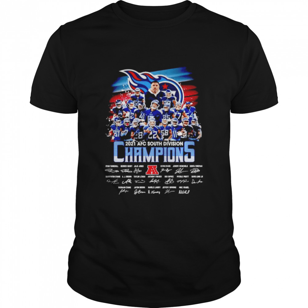 Tennessee Titans 2021 AFC south division champions shirt
