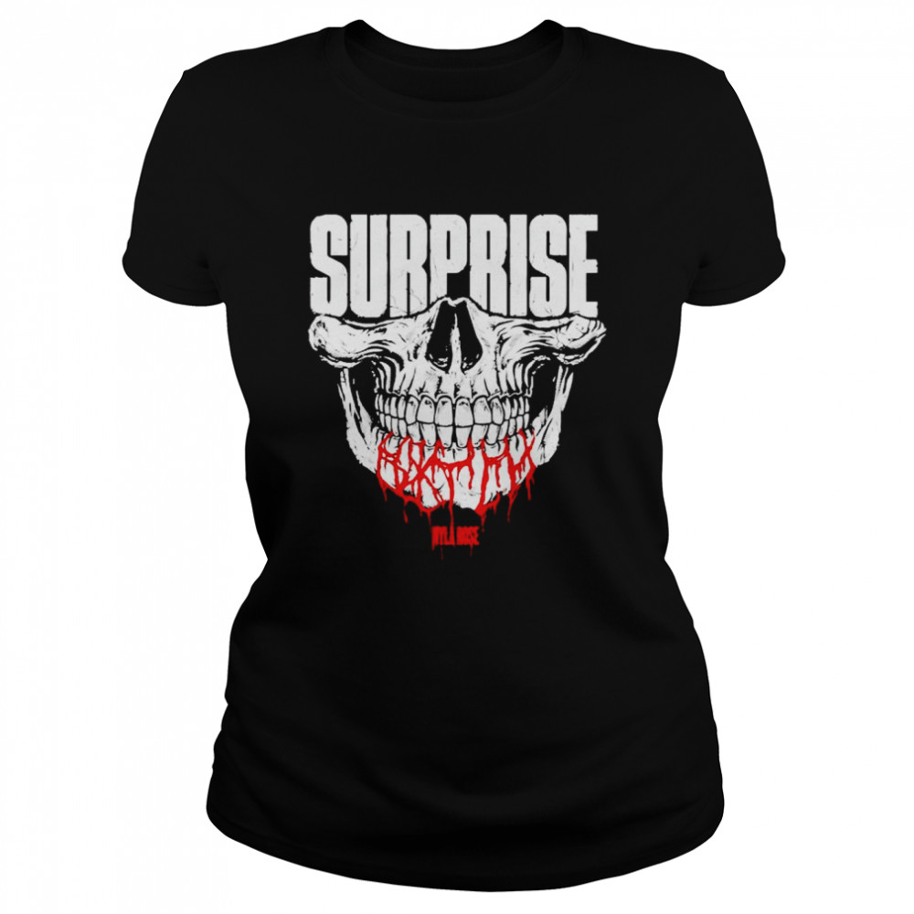 Nyla Rose surprise skull shirt Classic Women's T-shirt