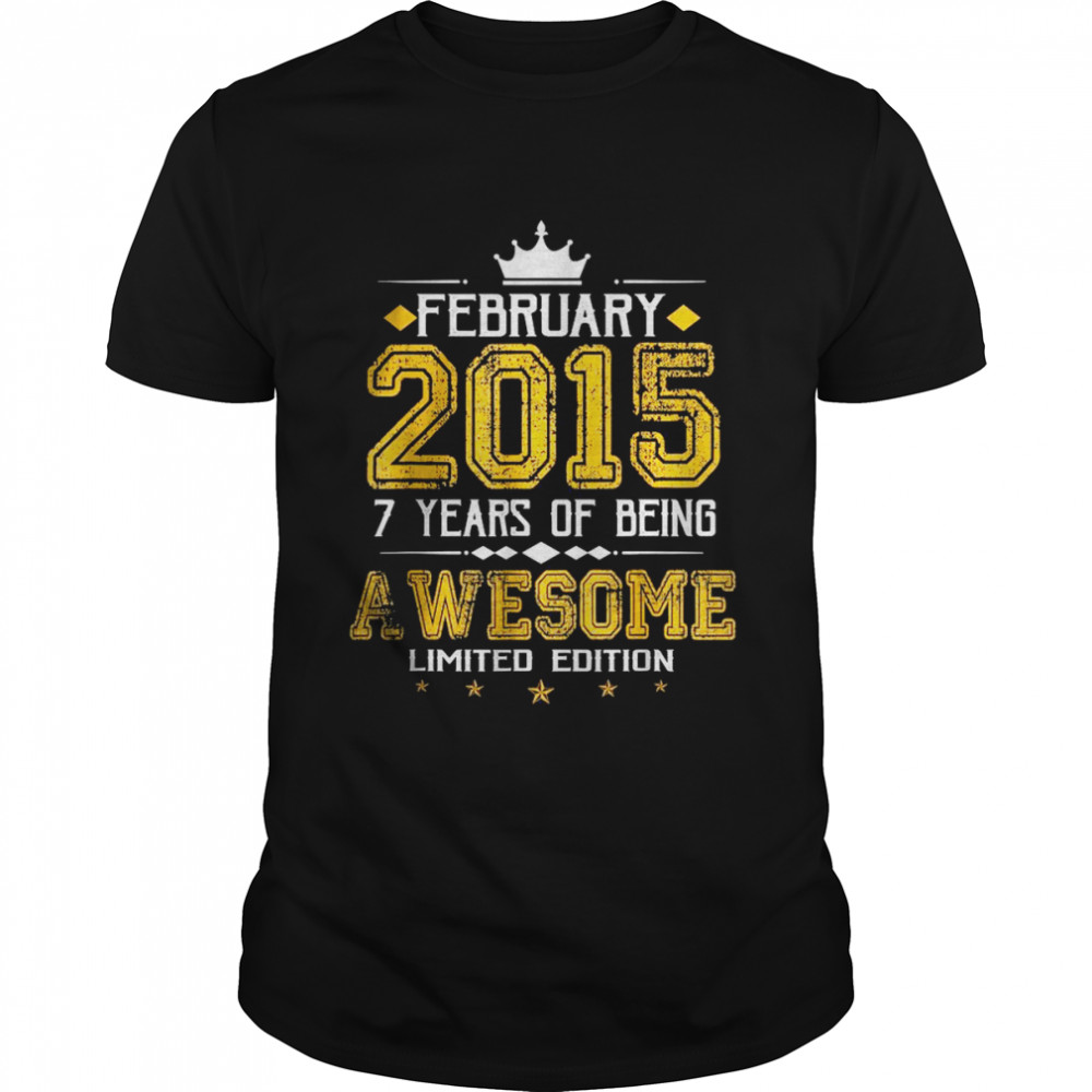 February 2015 07 Years Of Being Awesome Limited Edition T-Shirt