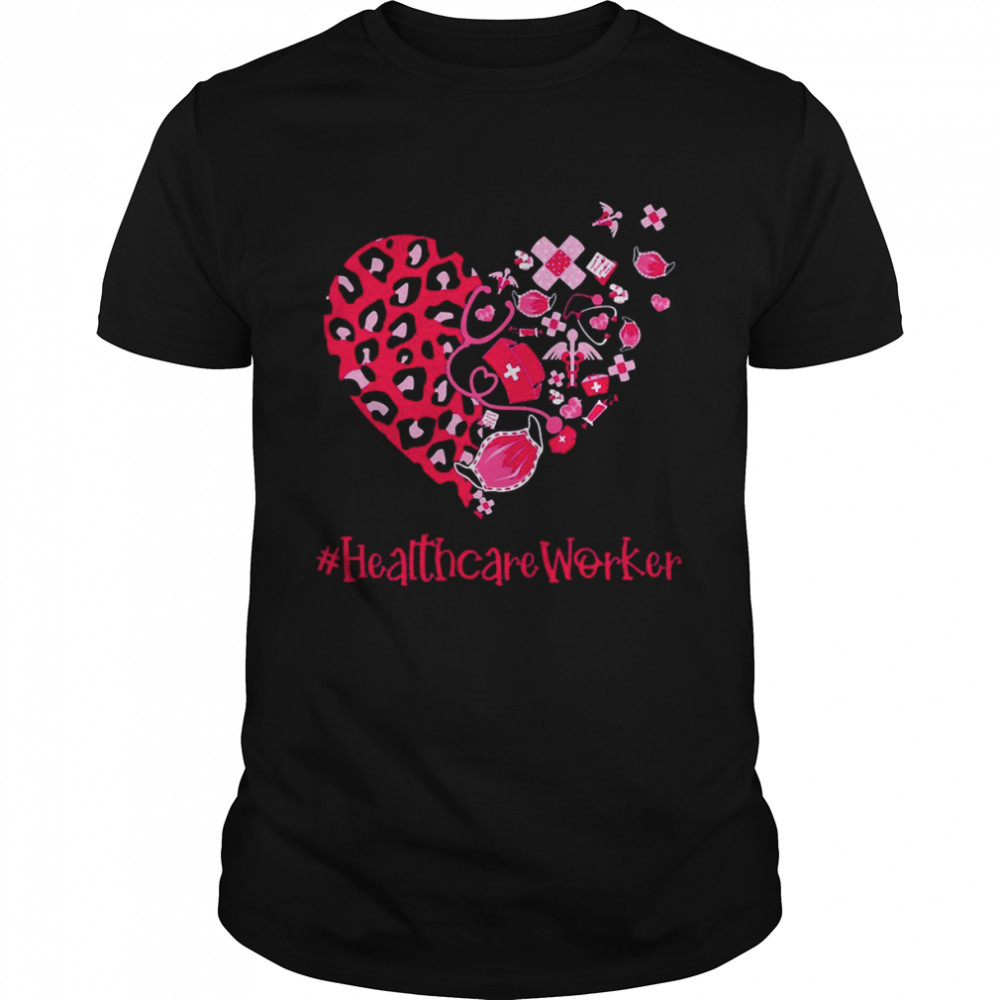 Nurse Valentine Mask Healthcare Worker Shirt