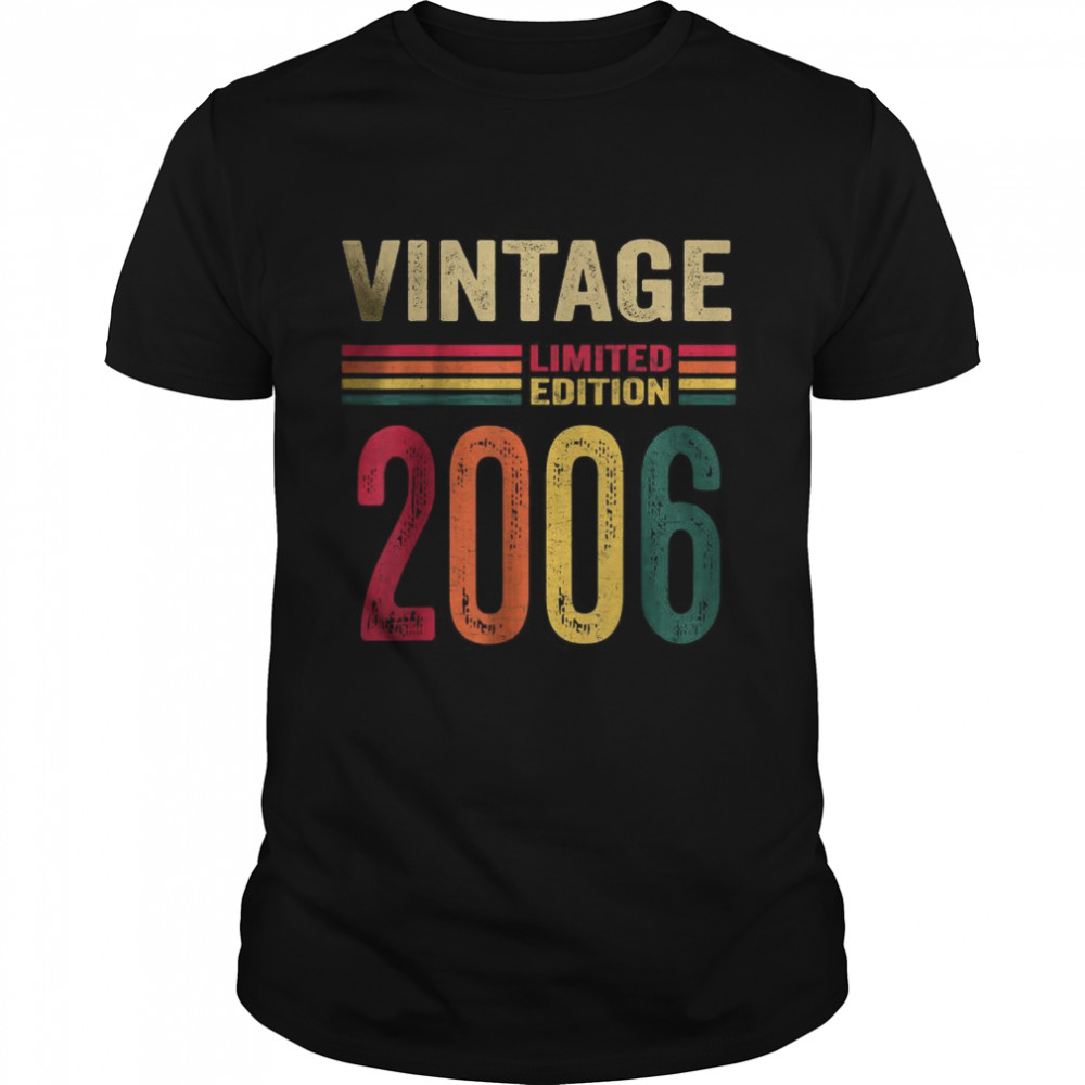 Vintage 2006 Limited Edition 16th Birthday T-Shirt