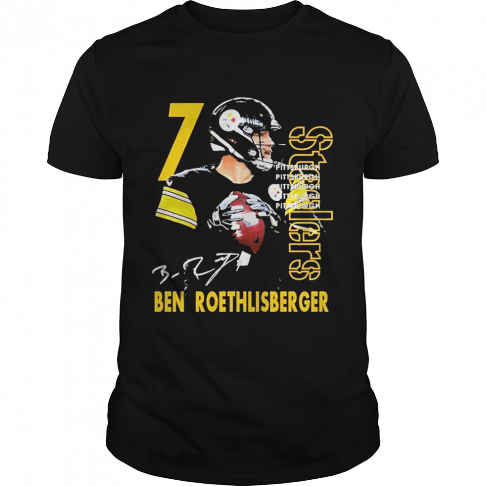 2022 Ben Roethlisberger 7 Steelers Pittsburgh Shirt