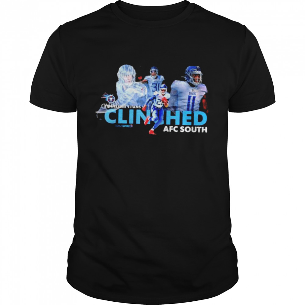 Tennessee Titans No 1 Seed Clinched AFC South Champions Super Bowl New 2022 Shirt