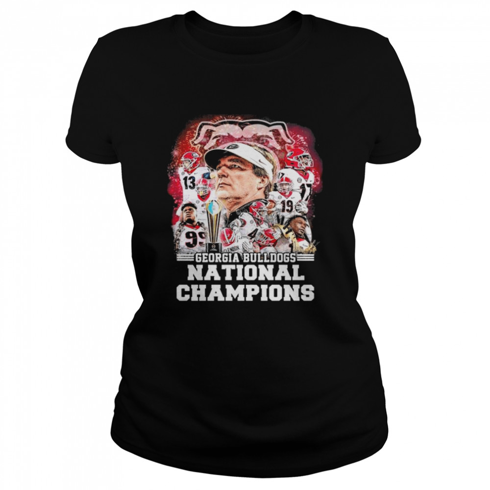 Georgia bulldogs national champions player team 2022 shirt Classic Women's T-shirt