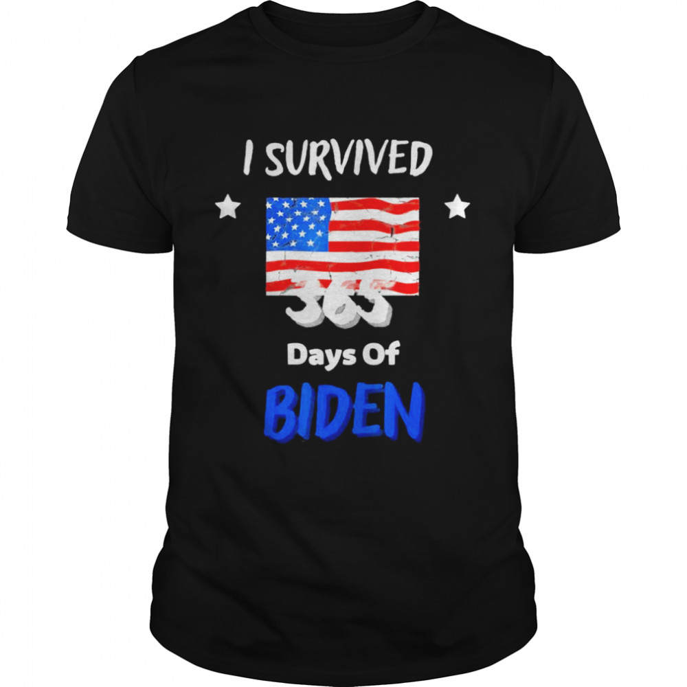 I Survived 365 Days Of Biden Anti Biden t-shirt Classic Men's T-shirt