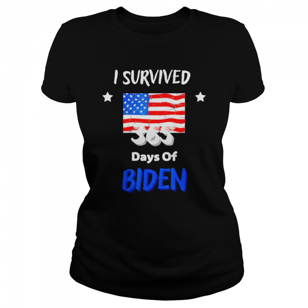 I Survived 365 Days Of Biden Anti Biden t-shirt Classic Women's T-shirt