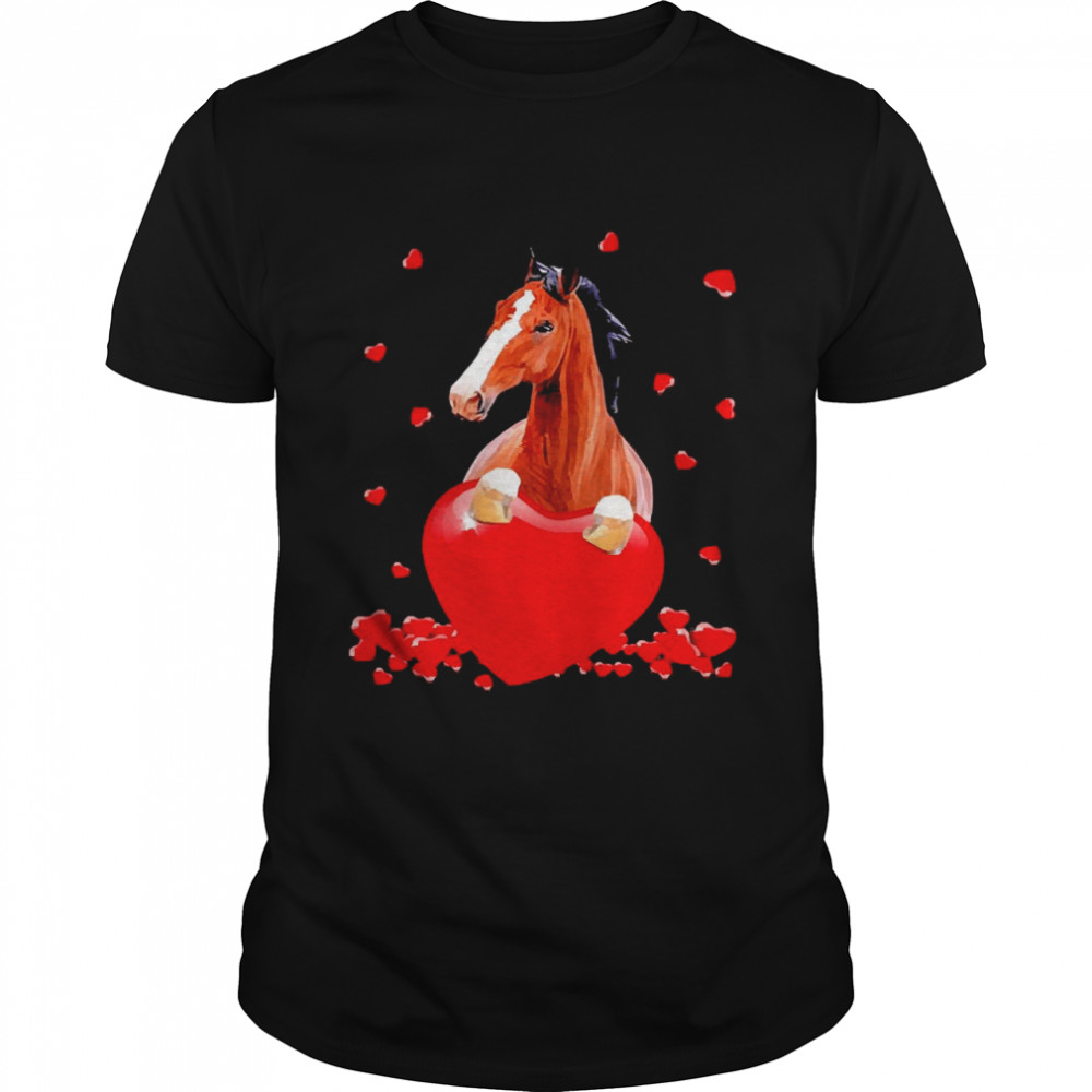 valentines day horse shirt