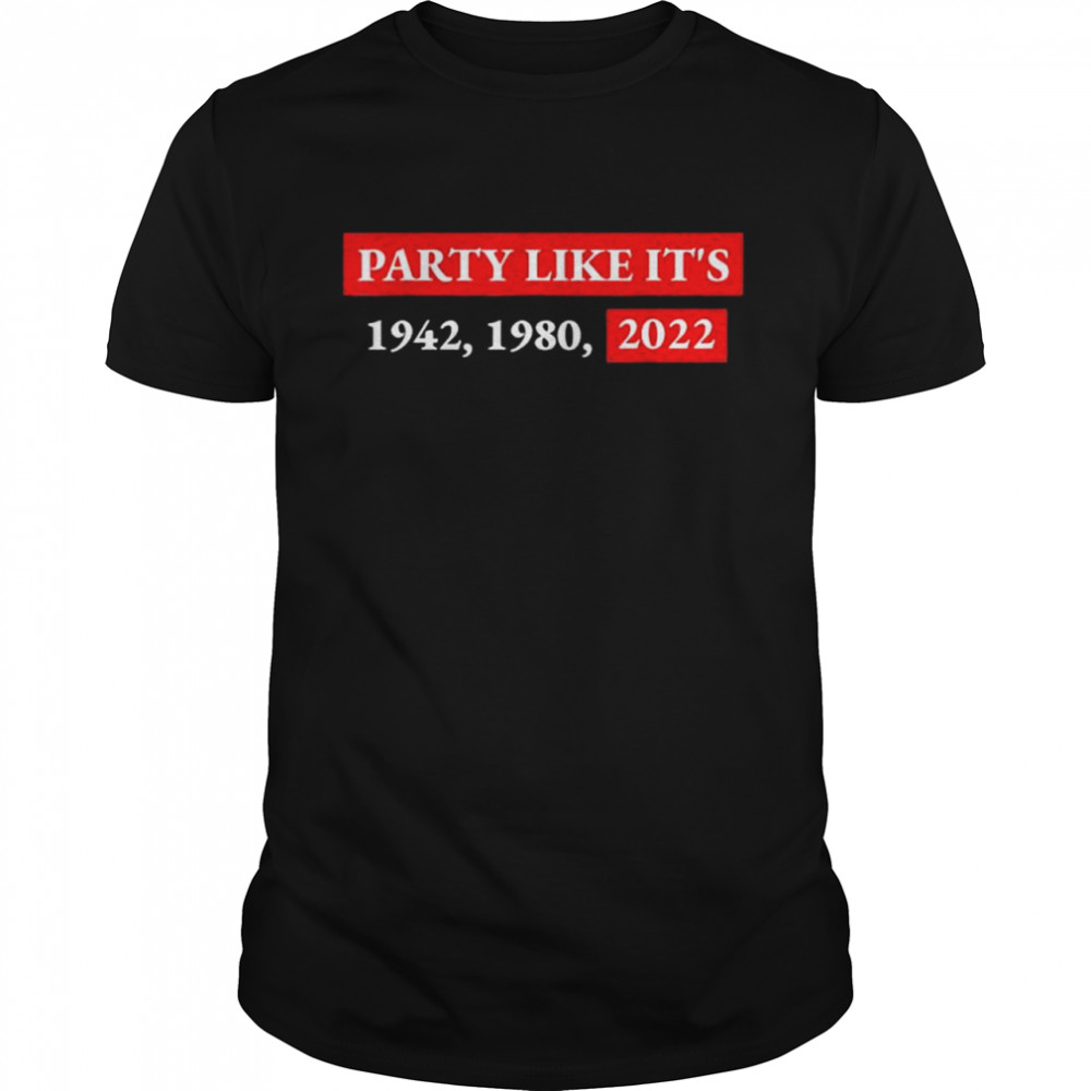 Georgia Party Like Its 2022 Football Championship shirt