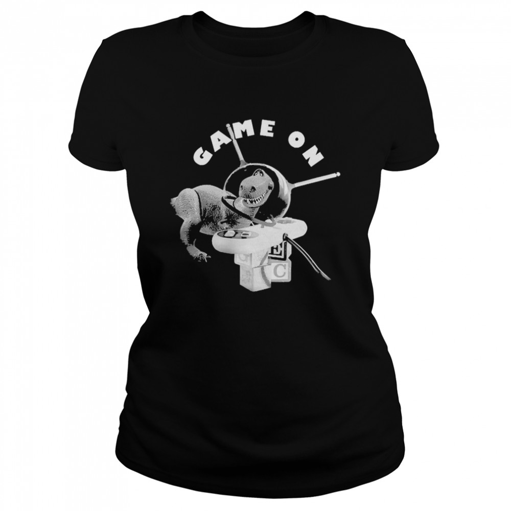 Toy Story Rex Game On Premium  Classic Women's T-shirt