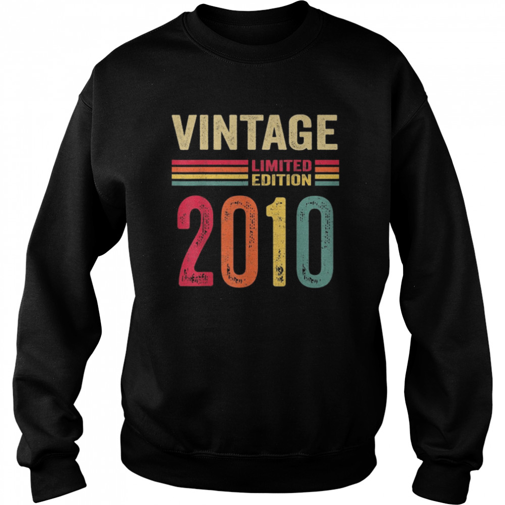Vintage 2010 Limited Edition 12th Birthday  Unisex Sweatshirt