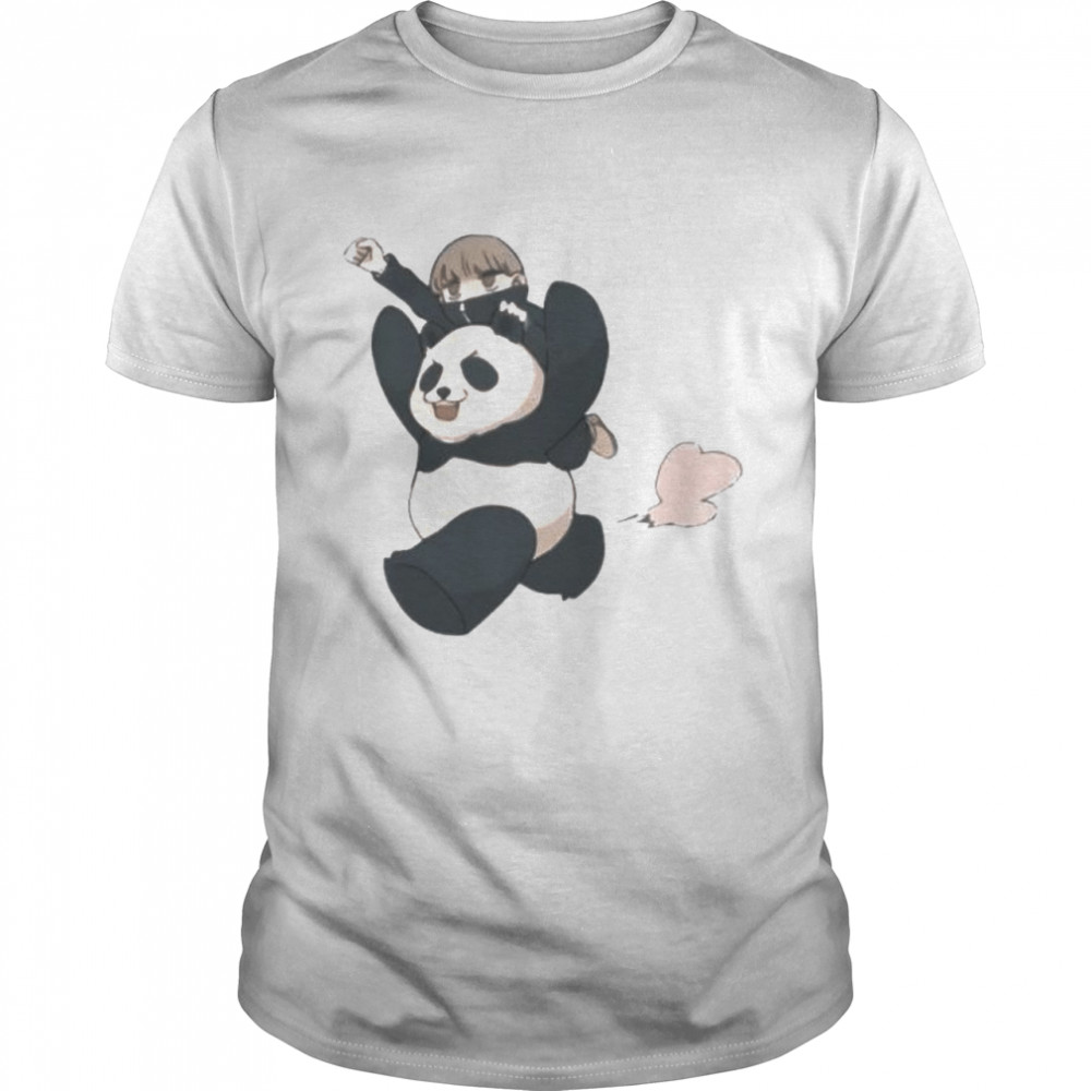 Jujutsu Kaisen Charactors Maki Zenin Merch Panda shirt