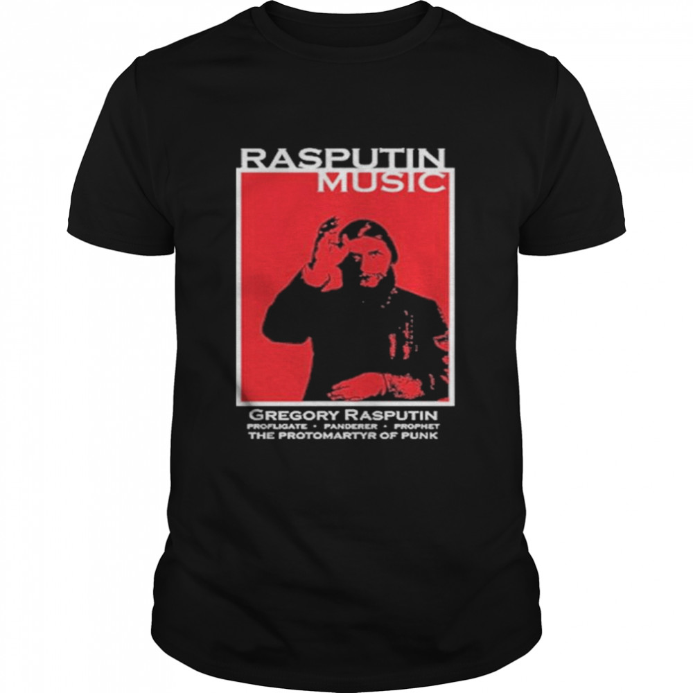 Vintage Gregory Rasputin Music shirt