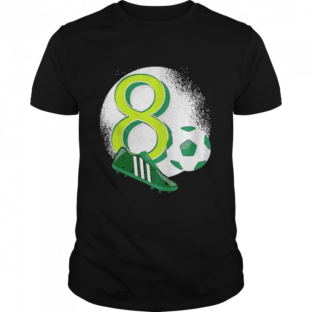 Youth Children’s Birthday 8 Soccer Soccer Design Shirt