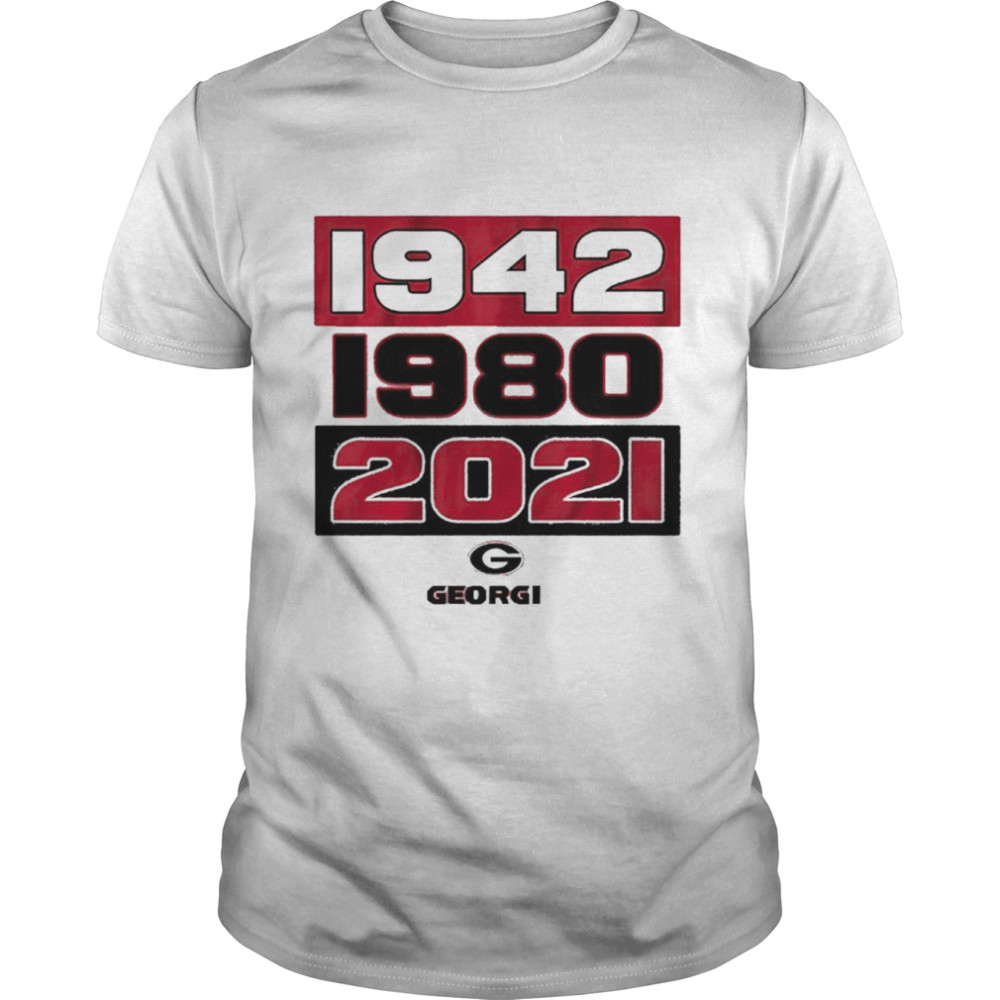 Georgia Football Glory Years 1942 1980 2021 Shirt