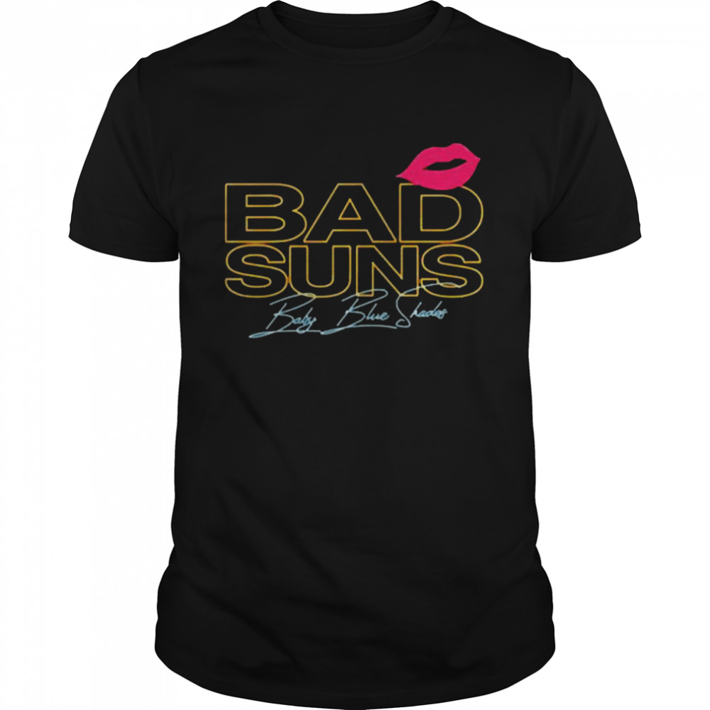 Bad Suns Merch Baby Blue Shades Black Shirt