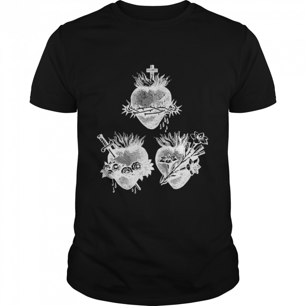 Sacred Heart Of Jesus And Immaculate Heart Of Mary Joseph 3W Shirt