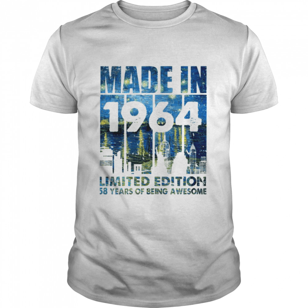 Made in 1964 limited edition 64 years of being awesome shirt Classic Men's T-shirt