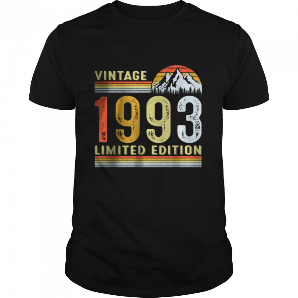 Vintage 1993 Limited Edition 29th Birthday 29 Year Old Shirt