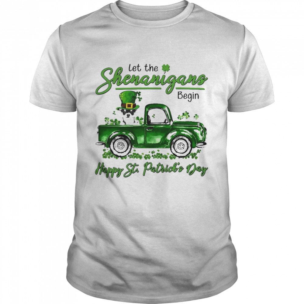 Black Chihuahua Let The Shenanigans Begin Happy St. Patrick’s Day Shirt