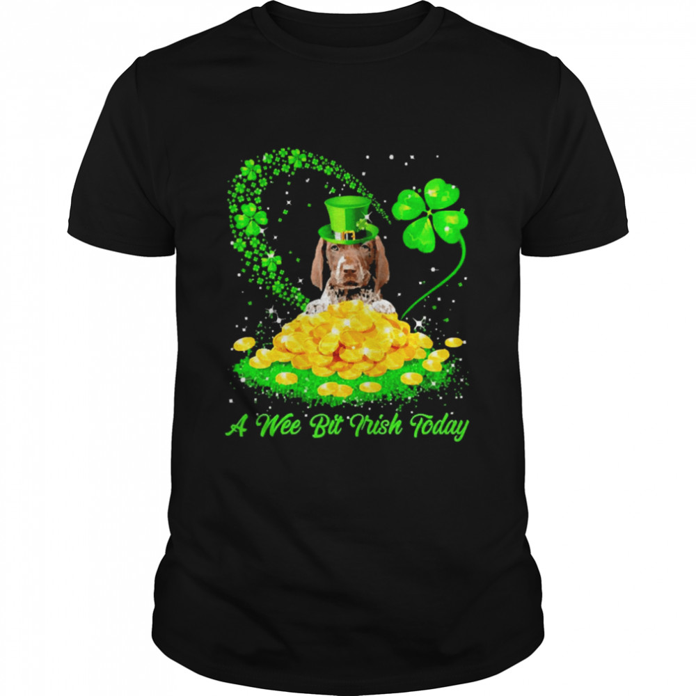 Irish Today German Shorthaired Pointer Dog A Wee Bit Irish Today Shirt