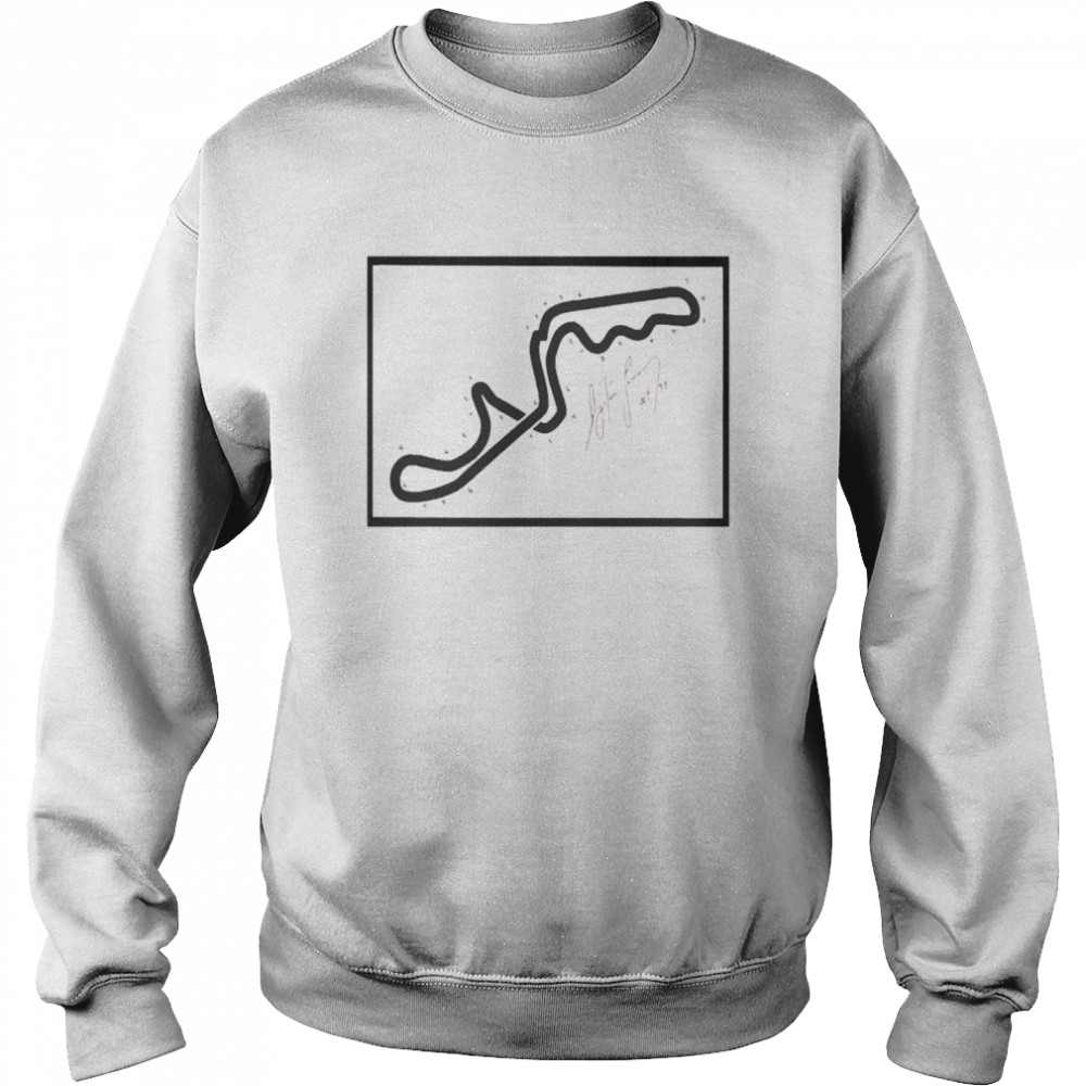 Senna’s Hand-Drawn Map Of The Suzuka Gp T-shirt Unisex Sweatshirt