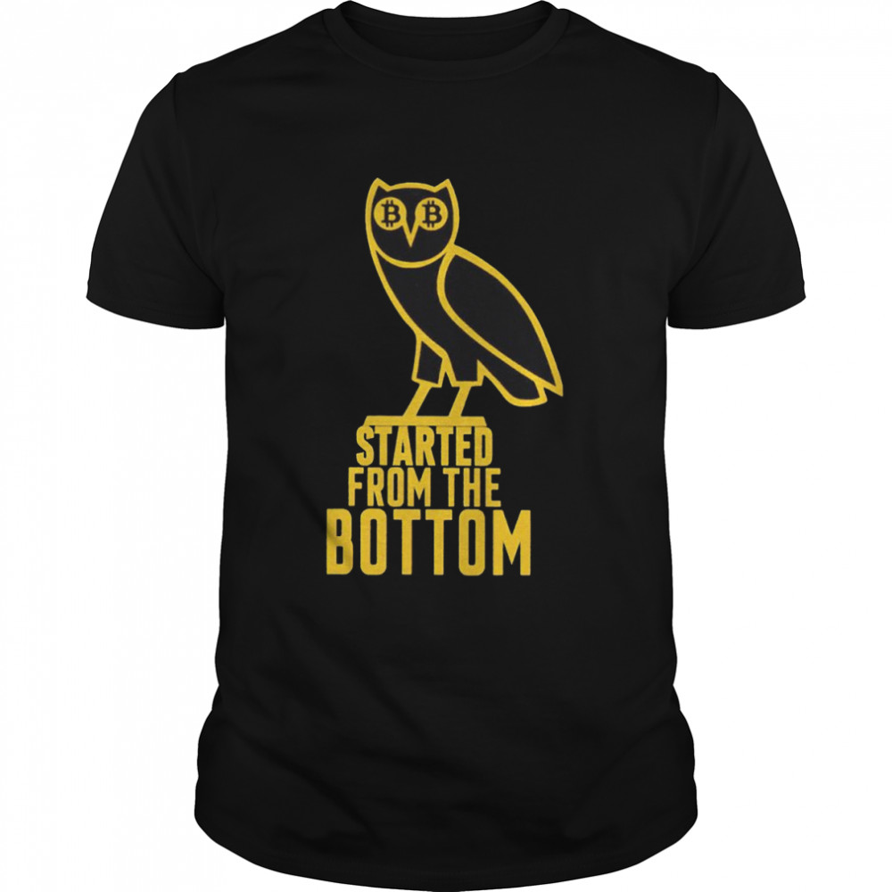 Bitcoin Started From The Bottom Shirt