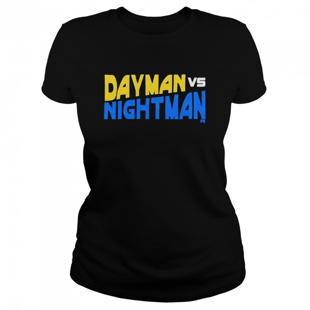 Dayman Vs Nightman  Classic Women's T-shirt