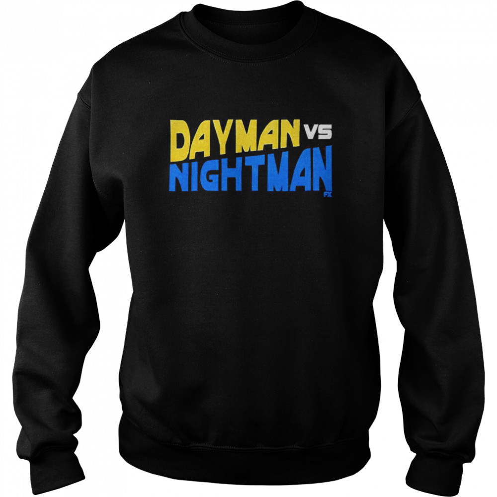 Dayman Vs Nightman  Unisex Sweatshirt