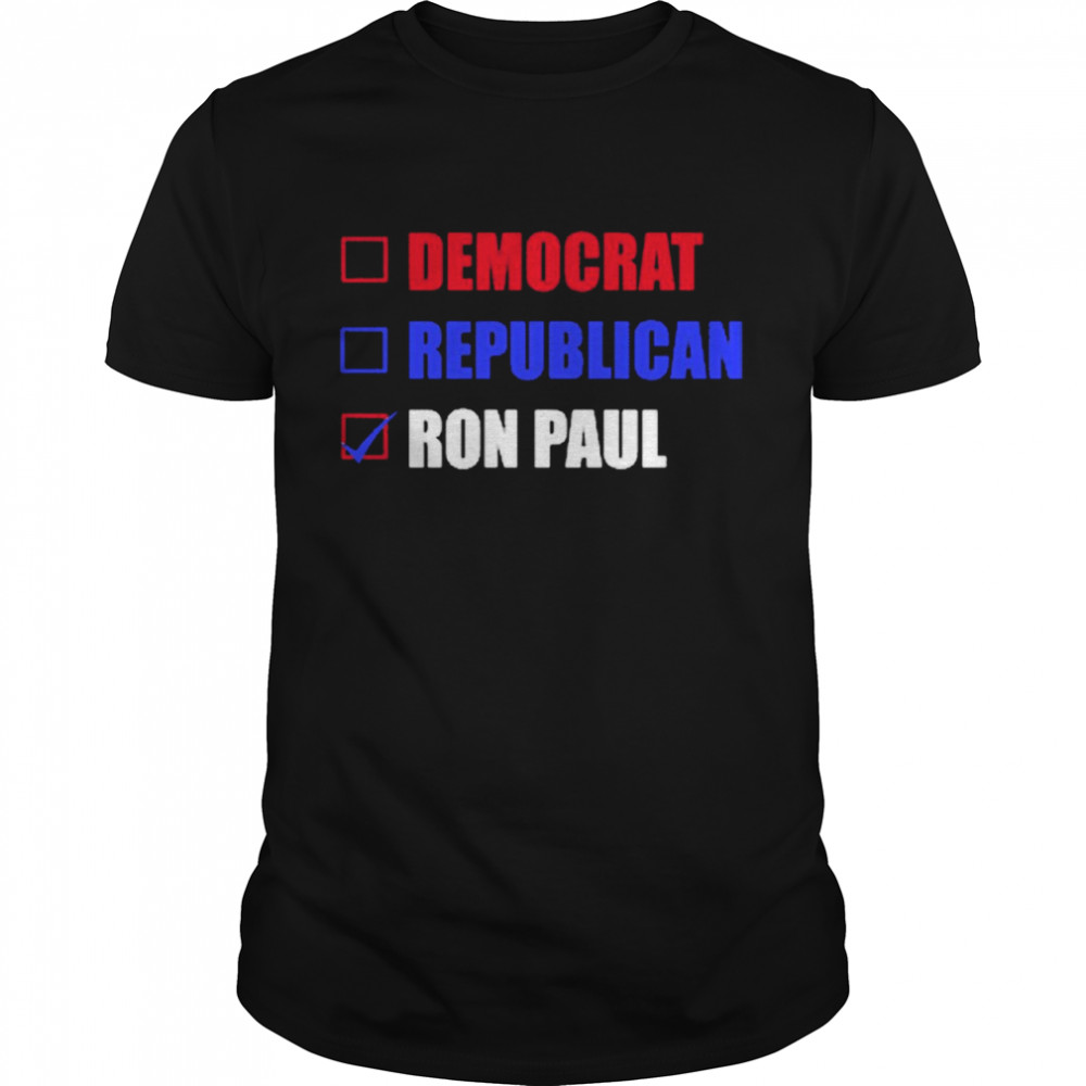 Republican Democrat Awake T-Shirt Independent Funny Gift Politics Ron Paul Cool