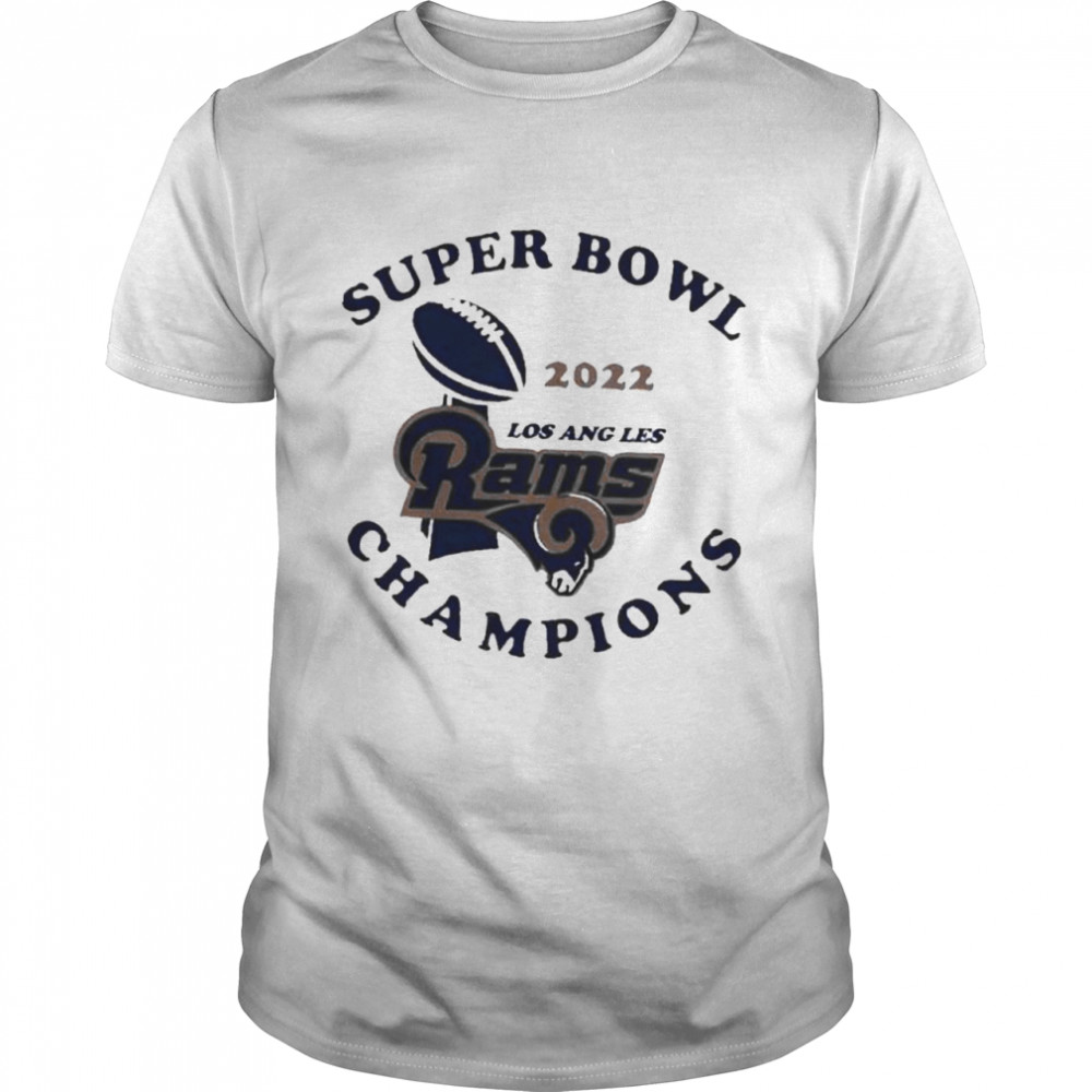 LA Rams West Champions Super Bowl LVI 2022 shirt