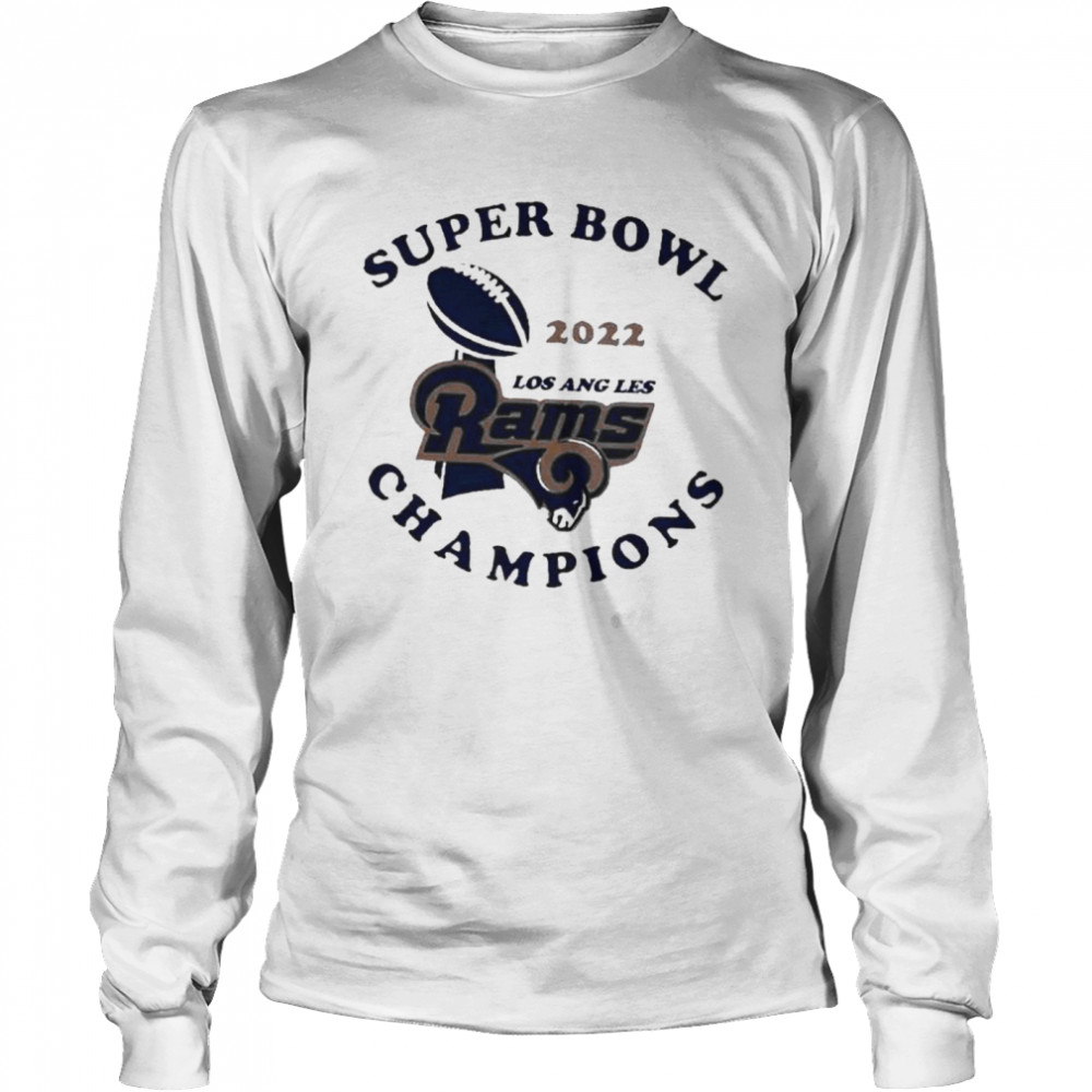 LA Rams West Champions Super Bowl LVI 2022 shirt Long Sleeved T-shirt