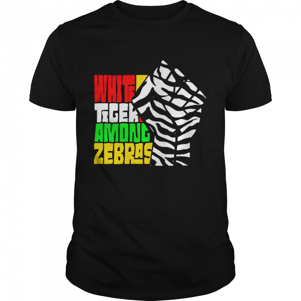 White Tiger Among Zebras Shirt