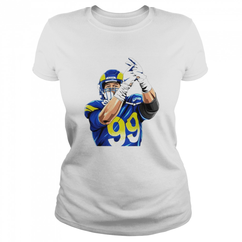 Aaron Donald 99 La Rams Champions Super Bowl Unisex T-Shirt - Teeruto