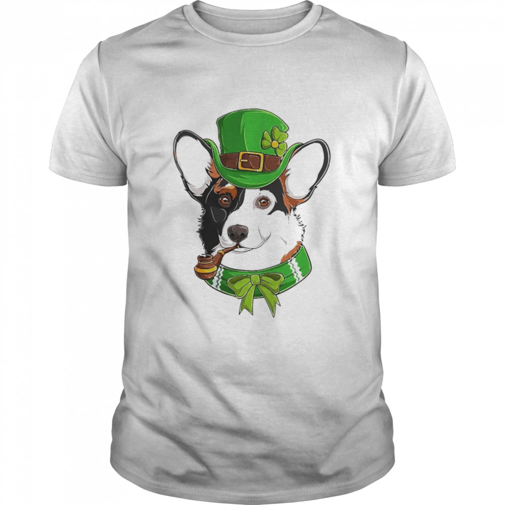 Irish Corgi St Patrick’s Day Funny Leprechaun Corgi Lover Shirt