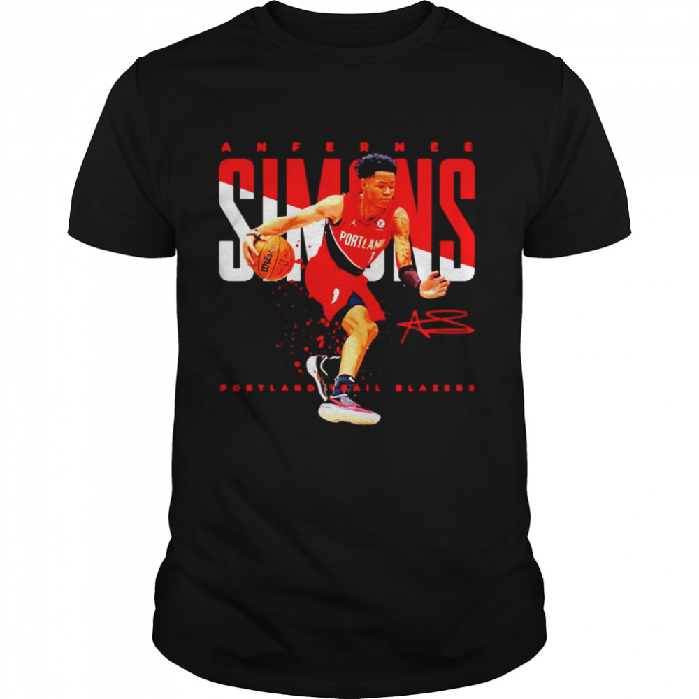 Anfernee Simons Portland Trail Blazer Basketball Shirt