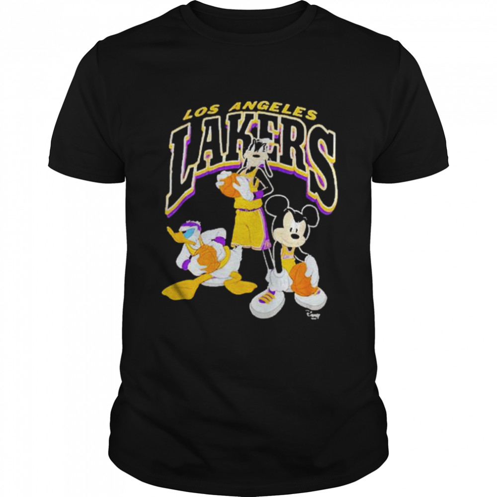 Disney Mickey Squad Lakers Junk Food shirt