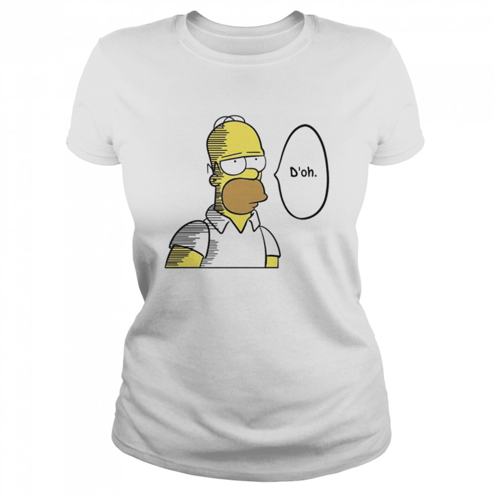 Homer Simpson d’oh shirt Classic Women's T-shirt